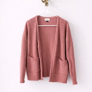 Universal Thread Dusty Rose Open-Front Cardigan